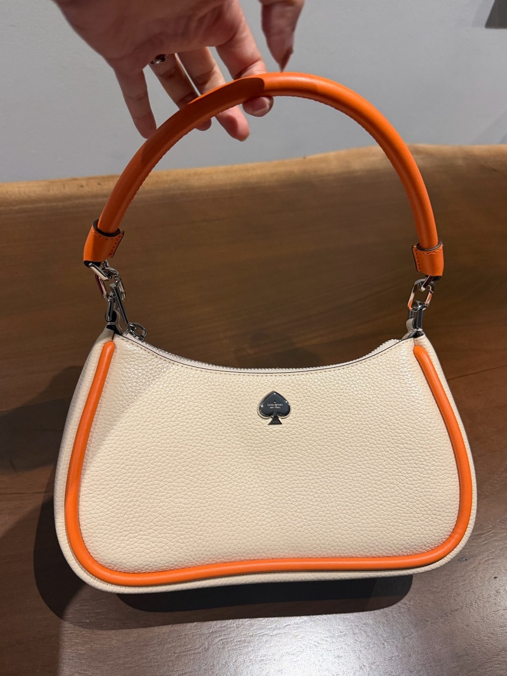 New Kate Spade Kayla chunky piping small convertible purse